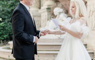 the vows during the renew of vow -ceremony at Luxembourg garden