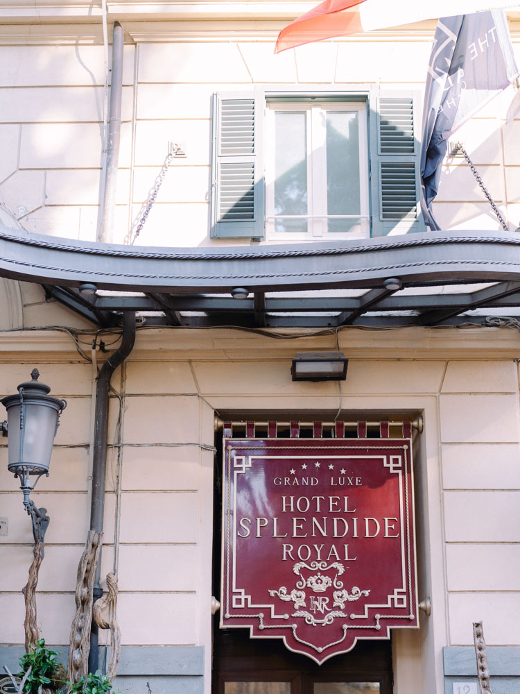 detail of architecture in Hotel Splendid Royal in Rome