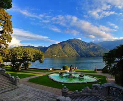 the view on the lake from The Parco Olivelli, right place for ceemony