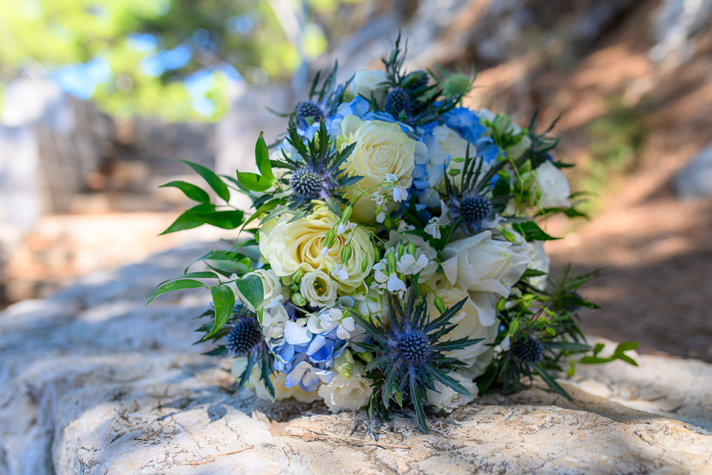 The bouquet of flower of the bride