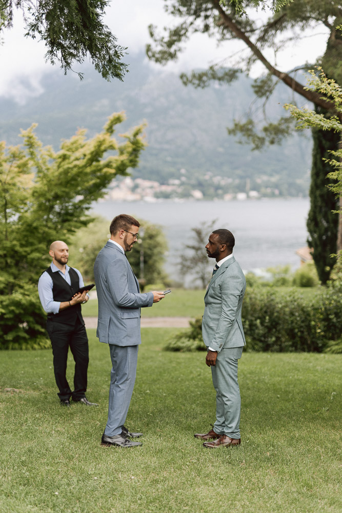 exchange of vows during the ceremony