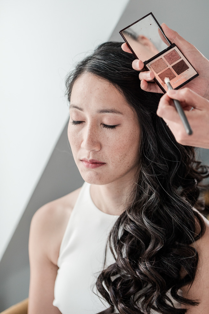 make up time for the bride