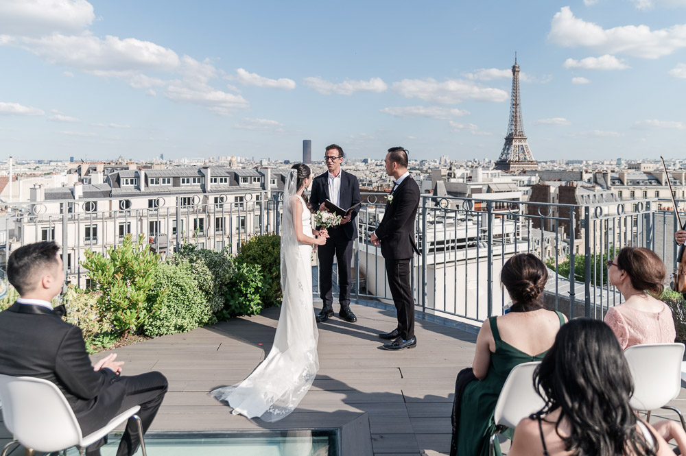 moment of exchanging the vows